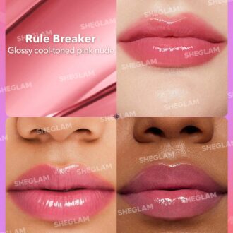 رژلب شیگلم شاین Mirror Kiss رنگ Rule Breaker