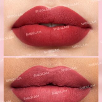 رژلب جامد مات شیگلم مدل Matte Allure رنگ Retro Rose