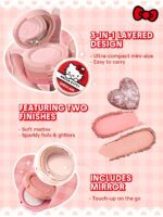 سایه چشم سه طبقه شیگلم از کالکشن کیتی رنگ Sweetheart
