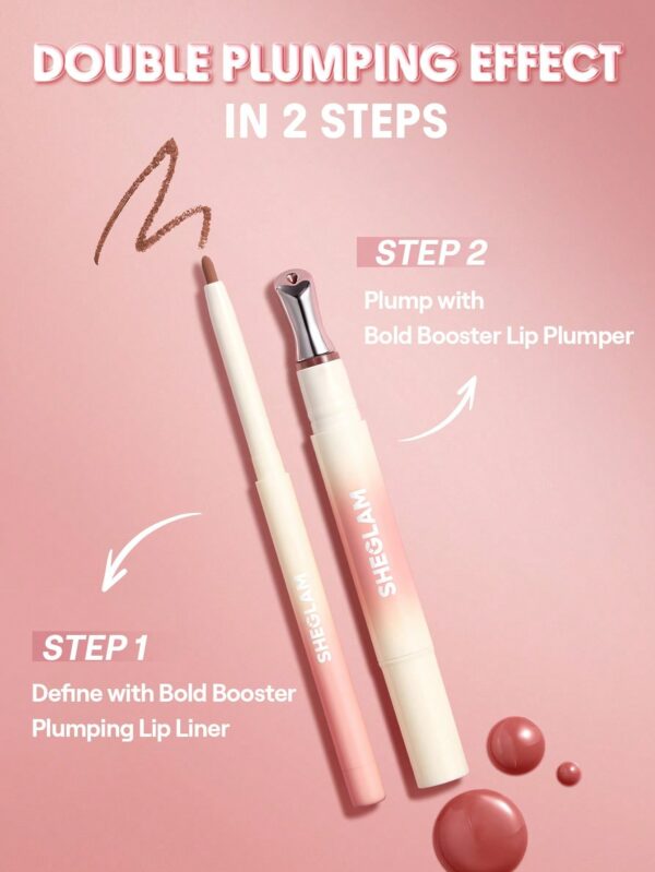 لیپ پلامپر حجم دهنده لب شیگلم مدل Bold Booster رنگ Blush Drizzle