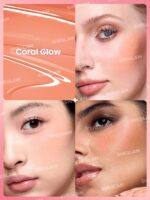 رژگونه مایع شیگلم مدل Color Bloom رنگ Coral Glow