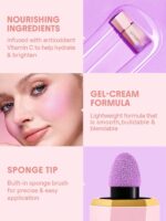 رژگونه مایع شیگلم مدل Color Bloom رنگ Coral Glow