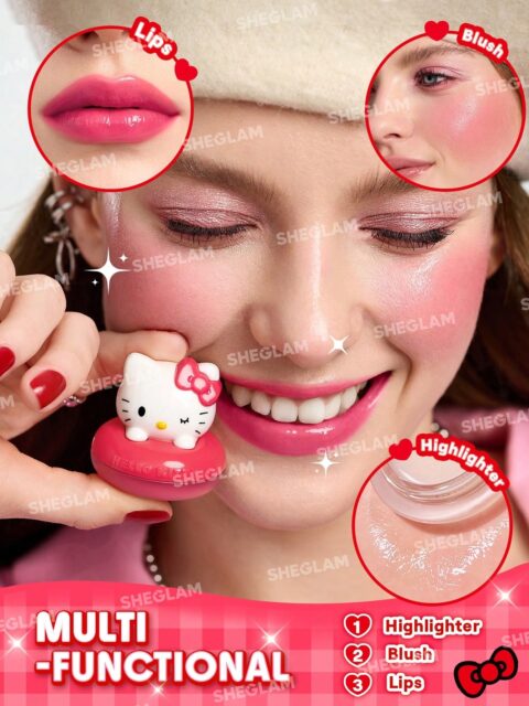 بالم لب و گونه چند کاره شیگلم مدل کیتی رنگ Cuddlebug