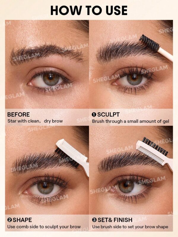 ژل ابرو شیگلم مدل لمینت ابرو BROW LAMINATION