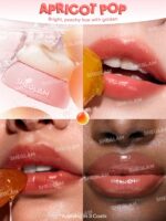 لیپ گلاس جیبی آبرسان شیگلم مدل Jelly Pocket Lip Jam رنگ Apricot Pop