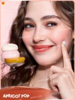 لیپ گلاس جیبی آبرسان شیگلم مدل Jelly Pocket Lip Jam رنگ Apricot Pop