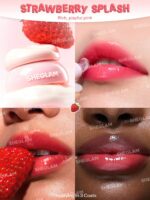لیپ گلاس جیبی آبرسان شیگلم مدل Jelly Pocket Lip Jam رنگ Strawberry Splash