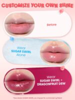 لیپ گلاس جیبی آبرسان شیگلم مدل Jelly Pocket Lip Jam رنگ Strawberry Splash