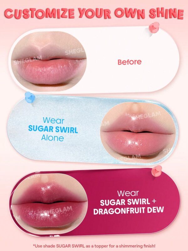 لیپ گلاس جیبی آبرسان شیگلم مدل Jelly Pocket Lip Jam رنگ Strawberry Splash