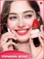 لیپ گلاس جیبی آبرسان شیگلم مدل Jelly Pocket Lip Jam رنگ Strawberry Splash