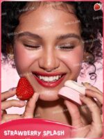 لیپ گلاس جیبی آبرسان شیگلم مدل Jelly Pocket Lip Jam رنگ Strawberry Splash