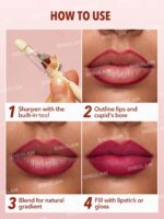 خط لب شیگلم مدل Fact Lip Liner رنگ But First Coffee