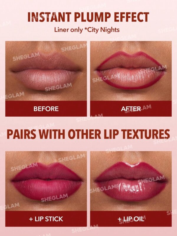 خط لب شیگلم مدل Fact Lip Liner رنگ But First Coffee