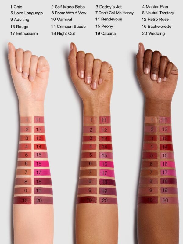 رژلب جامد مات شیگلم مدل Matte Allure رنگ Love language