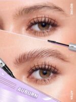 قلم حالت دهنده طبیعی ابرو دو سر شیگلم مدل Real Flow رنگ Auburn