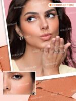 رژلب و رژگونه 3 طبقه شیگلم مدل Apricot Dream
