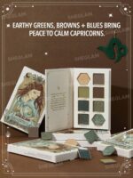 پالت سایه شیگلم ماه تولد مدل ماه دی Calm Capricorn