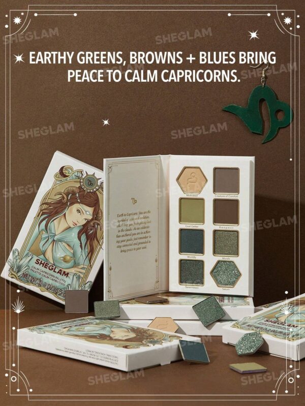 پالت سایه شیگلم ماه تولد مدل ماه دی Calm Capricorn