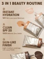 تینت پوست کرمپودری شیگلم Dew Done با SPF20 رنگ Chantilly