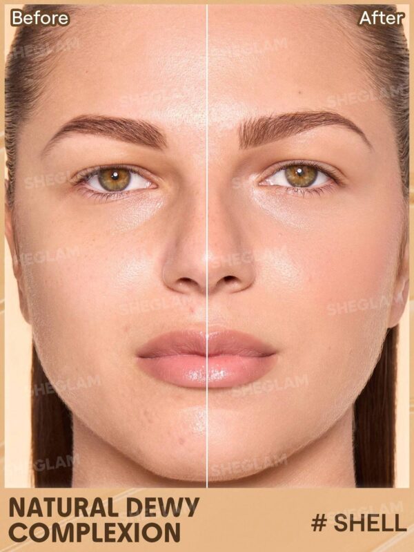 تینت پوست کرمپودری شیگلم Dew Done با SPF20 رنگ Shell