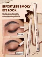 مداد چشم شیگلم مدل براش دار رنگ قهوه ای Gel Glide