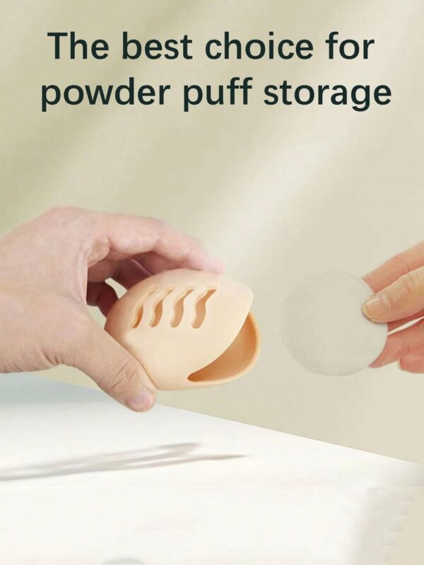 کاور سیلیکونی پد پودری Powder Puff Storage Box