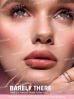 خط لب حجم دهنده شیگلم مدل Bold Booster رنگ Barely There