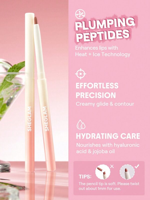 خط لب حجم دهنده شیگلم مدل Bold Booster رنگ Peach Please