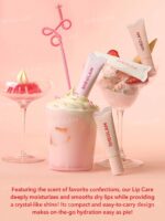 ست لیپ گلاس شیگلم بسته 4 عددی مدل آبرسان Crystal Glaze