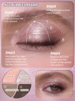 سایه 4رنگ شیگلم مدل Daydreamer رنگ Bubble Dreams