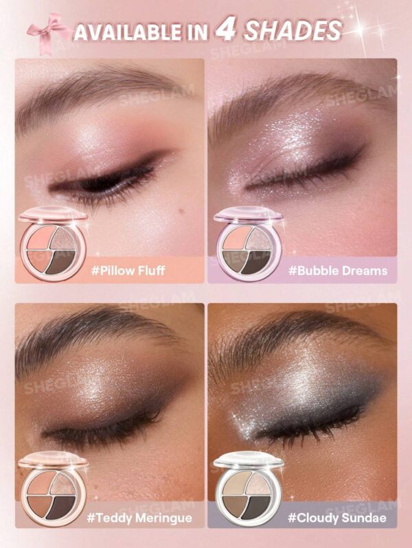 سایه 4رنگ شیگلم مدل Daydreamer رنگ Bubble Dreams