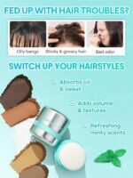 شامپو خشک حجم دهنده مو شیگلم رنگ Dark Brown