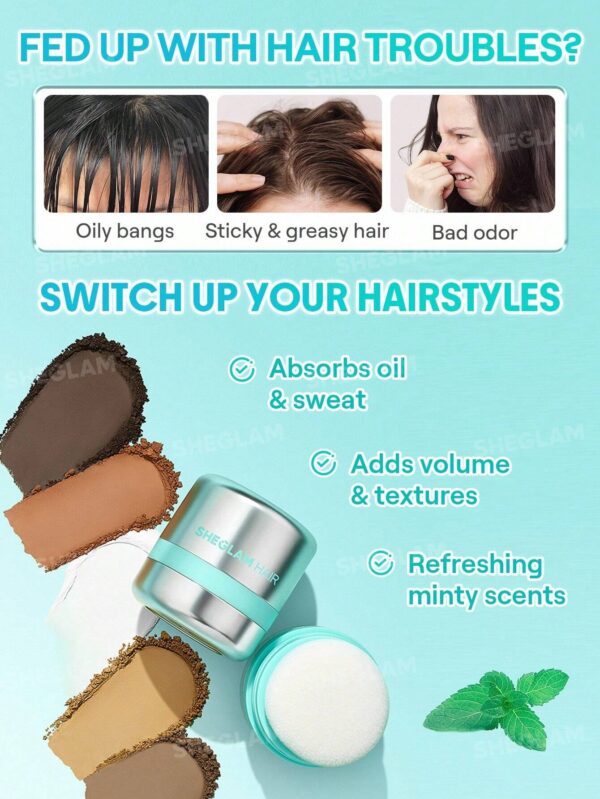 شامپو خشک حجم دهنده مو شیگلم رنگ Dark Brown