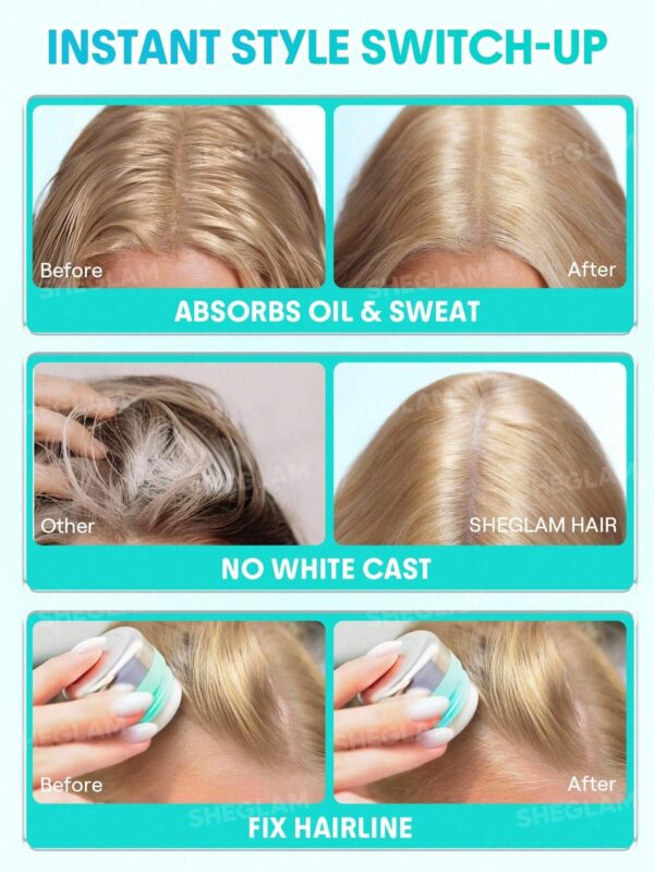 شامپو خشک حجم دهنده مو شیگلم رنگ Light Brown