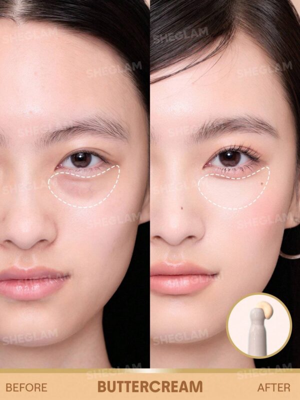 کانسیلر فول کاور شیگلم مدل Poof! Gone رنگ Buttercream