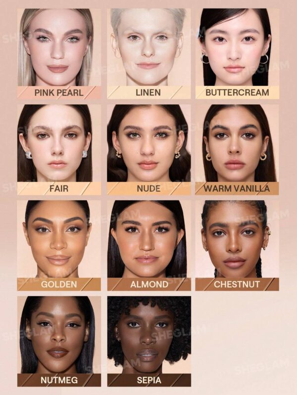 کانسیلر فول کاور شیگلم مدل Poof Gone رنگ Nude