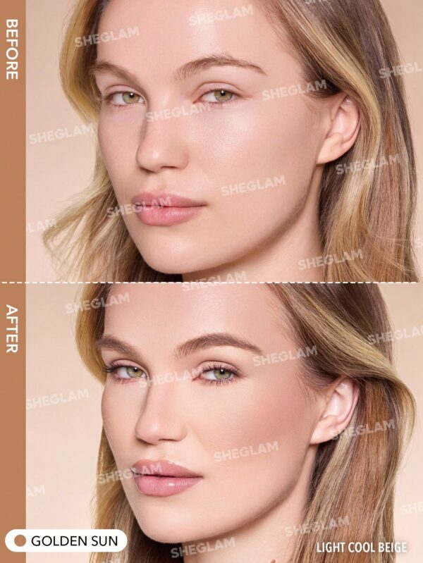 برانزر مایع مات شیگلم Sun Beam رنگ Golden Sun