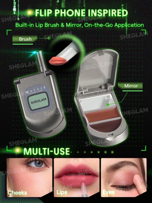 رژگونه دو رنگ شیگلم Going Digital از کالکشن ماتریکس The Matrix