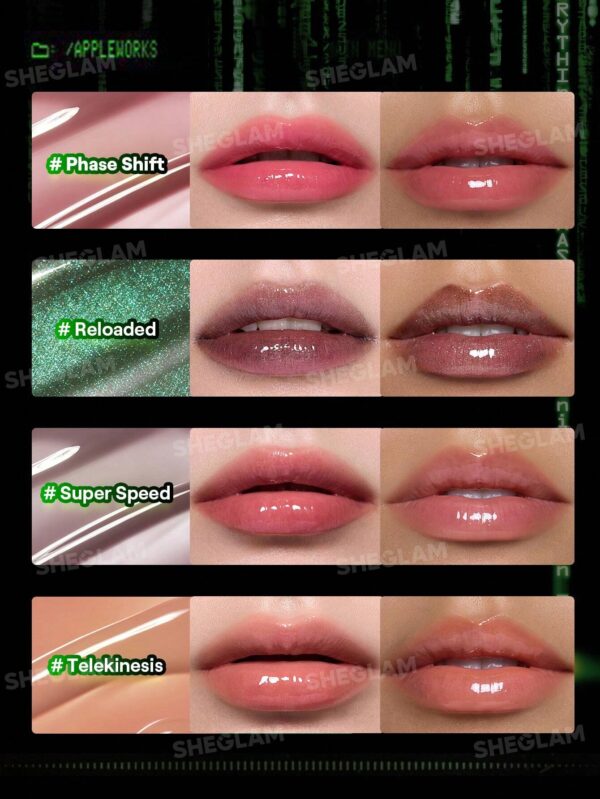 لیپ گلاس شیگلم Slowmo از کالکشن ماتریکس رنگ Reloded