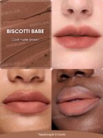 رژلب کاسه ای جیبی شیگلم مدل Bounce Putty رنگ Biscotti Babe