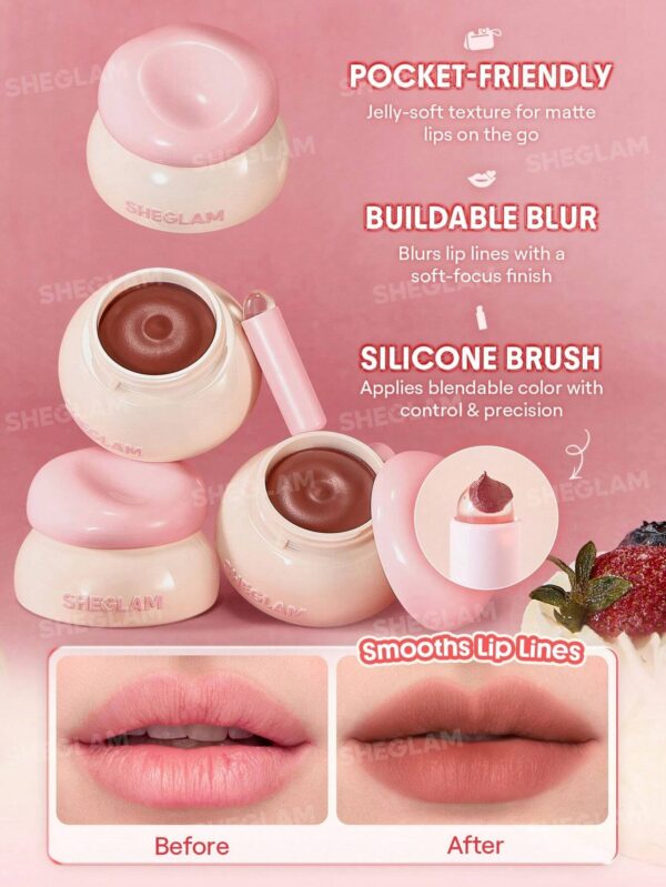 رژلب کاسه ای جیبی شیگلم مدل Bounce Putty رنگ Biscotti Babe