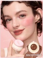 رژلب کاسه ای جیبی شیگلم مدل Bounce Putty رنگ Biscotti Babe