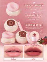 رژلب کاسه ای جیبی شیگلم مدل Bounce Putty رنگ Sangria Slay