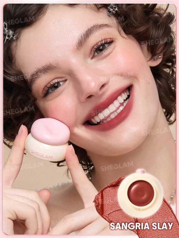 رژلب کاسه ای جیبی شیگلم مدل Bounce Putty رنگ Sangria Slay