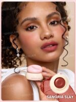 رژلب کاسه ای جیبی شیگلم مدل Bounce Putty رنگ Sangria Slay