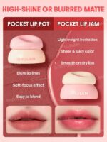 رژلب کاسه ای جیبی شیگلم مدل Bounce Putty رنگ Tangelo Twist