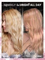 اسپری گلیتر و هایلایتر مو و بدن شیگلم رنگ Fairy Sugar