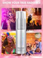 اسپری گلیتر و هایلایتر مو و بدن شیگلم رنگ Fairy Sugar