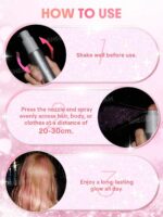 اسپری گلیتر و هایلایتر مو و بدن شیگلم رنگ Fairy Sugar