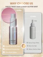 اسپری گلیتر و هایلایتر مو و بدن شیگلم رنگ Star Quality